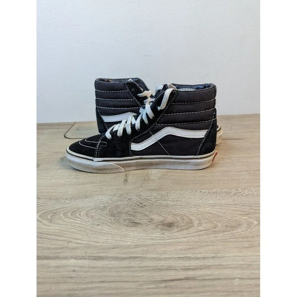 Vans Unisex Adult Black White 500714 Off The Wall SK8 Shoes Size M 5.5 / W 7 - Picture 7 of 9